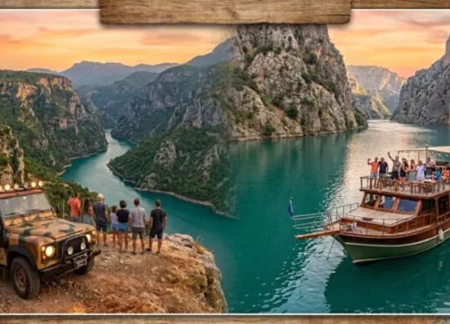 Green Canyon Jeep Safari With Boat Trip in Green lake