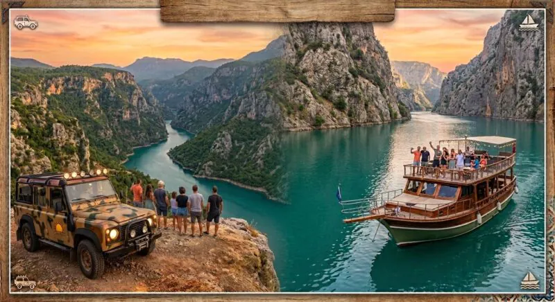Green Canyon Jeep Safari With Boat Trip in Green lake